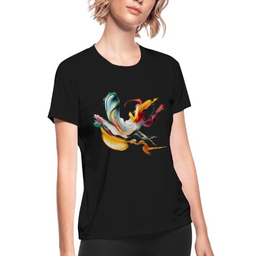Abstract Chaos - Women's Moisture Wicking Performance T-Shirt