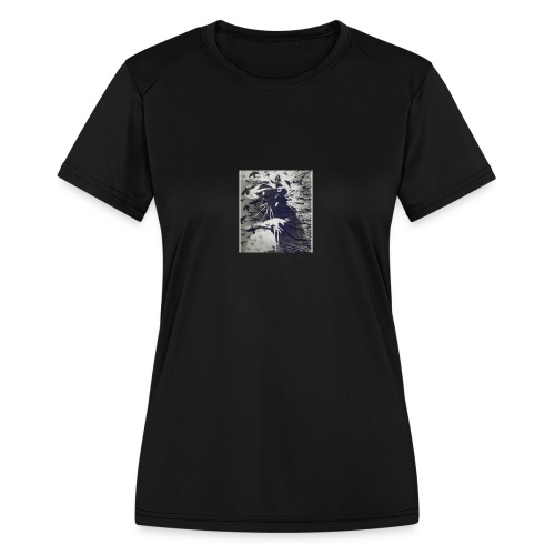 Superhero fruitcat - Women's Moisture Wicking Performance T-Shirt