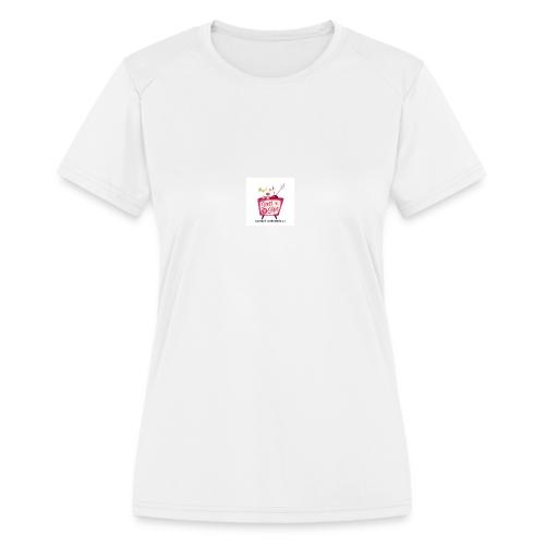 sassnsips com drinksfriendstelevision - Women's Moisture Wicking Performance T-Shirt