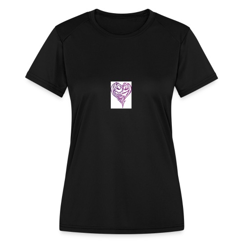 Jikjak heart - Women's Moisture Wicking Performance T-Shirt
