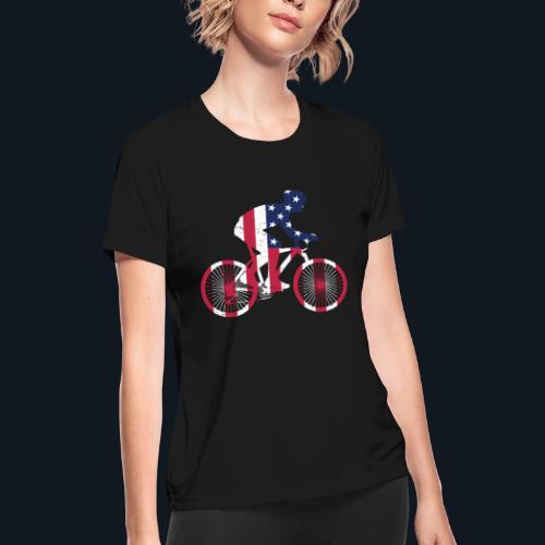 American Cyclist - Women's Moisture Wicking Performance T-Shirt