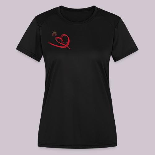 BE LOVE - Women's Moisture Wicking Performance T-Shirt