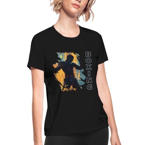 Boxing Fuel - Women's Moisture Wicking Performance T-Shirt