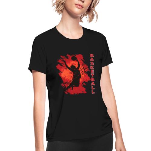 Basketball Soul - Women's Moisture Wicking Performance T-Shirt