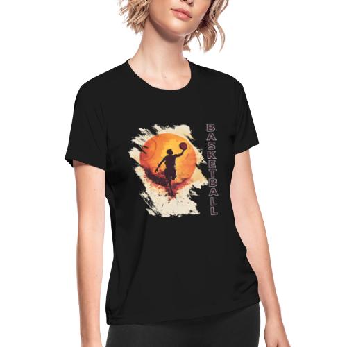 Basketball Stride - Women's Moisture Wicking Performance T-Shirt