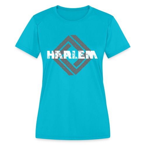 Harlem Diamond NYC Design - Women's Moisture Wicking Performance T-Shirt