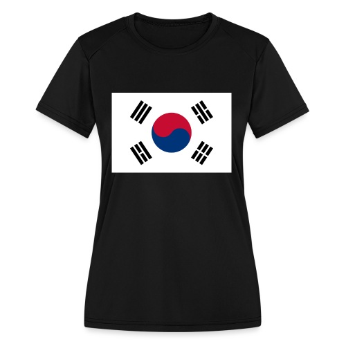 Flag of South Korea - Women's Moisture Wicking Performance T-Shirt