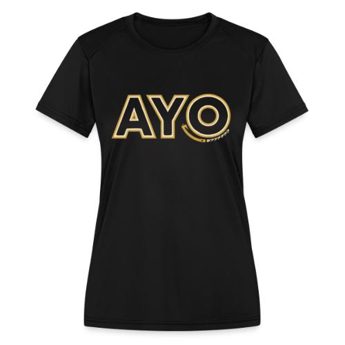 AyoGaming's Logo v1 - Women's Moisture Wicking Performance T-Shirt