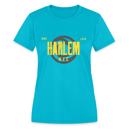 Harlem One Love NYC Design - Women's Moisture Wicking Performance T-Shirt