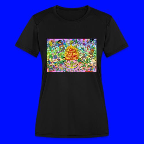 Nik Caesar Poster 10 12 2019 Mutlicolor - Women's Moisture Wicking Performance T-Shirt
