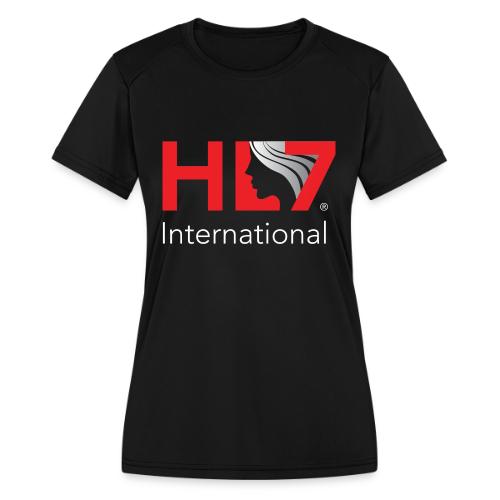 Women of HL7 Logo - Women's Moisture Wicking Performance T-Shirt
