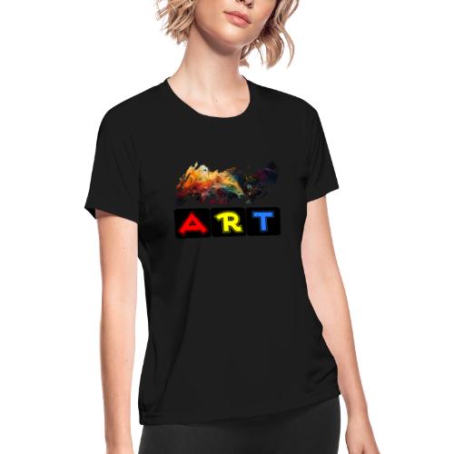 Pulse of Art - Women's Moisture Wicking Performance T-Shirt