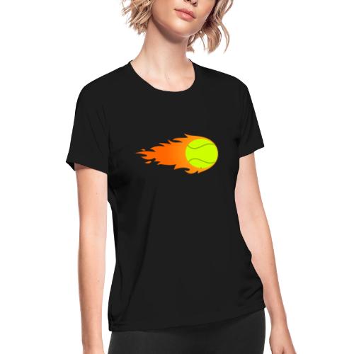 Tennis Ball - Women's Moisture Wicking Performance T-Shirt