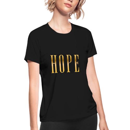 Golden Hope - Women's Moisture Wicking Performance T-Shirt