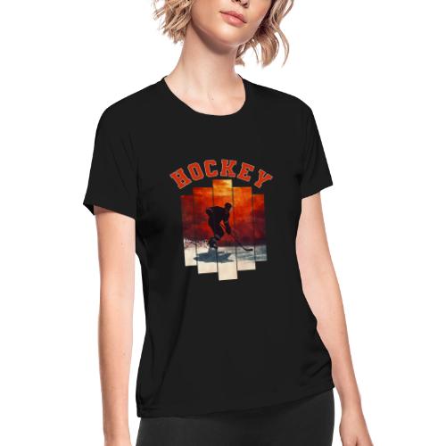 Hockey Dreams - Women's Moisture Wicking Performance T-Shirt