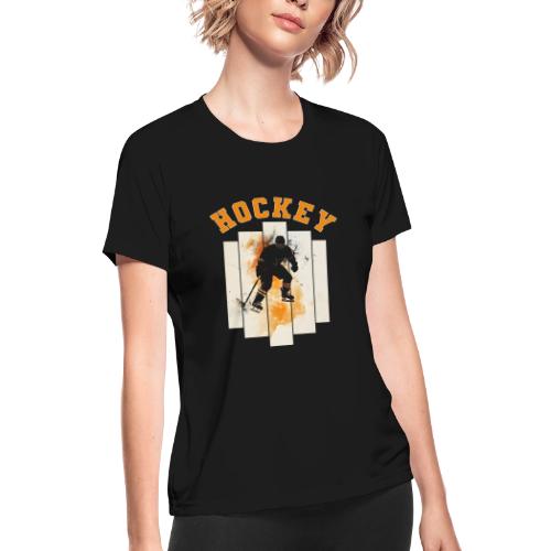 Hockey Grind - Women's Moisture Wicking Performance T-Shirt