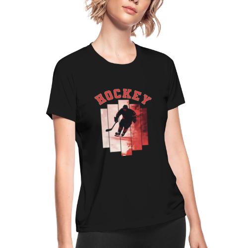 Hockey Spirit - Women's Moisture Wicking Performance T-Shirt