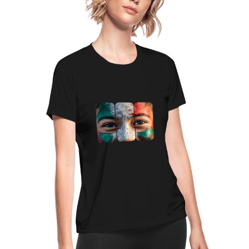 Colors of México - Women's Moisture Wicking Performance T-Shirt