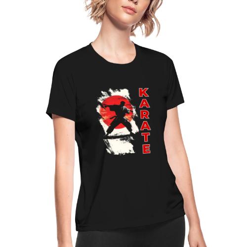 Karate: the spirit of discipline - Women's Moisture Wicking Performance T-Shirt