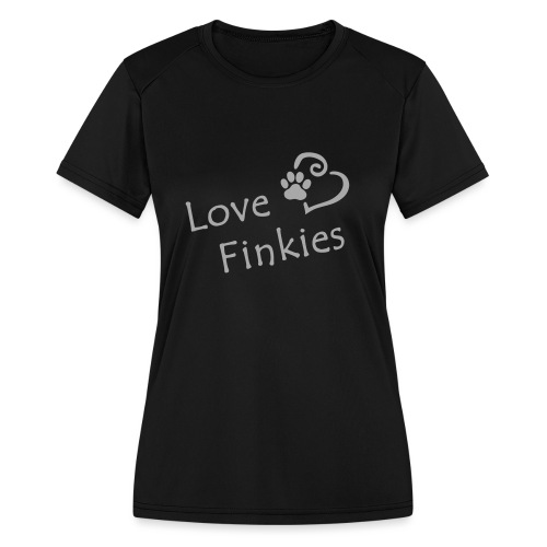 Love-Finkies - Women's Moisture Wicking Performance T-Shirt