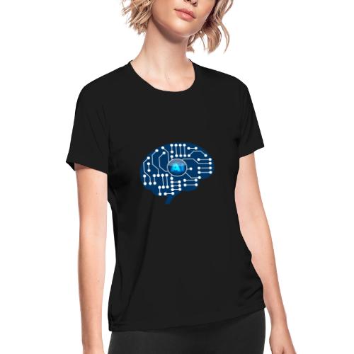 AI: Mind Wired - Women's Moisture Wicking Performance T-Shirt