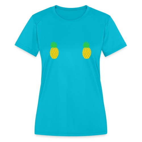Pineapple nipple shirt - Women's Moisture Wicking Performance T-Shirt