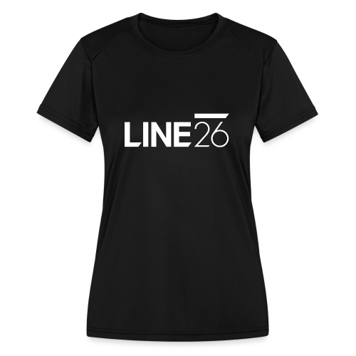 Line26 Logo (Light Version) - Women's Moisture Wicking Performance T-Shirt