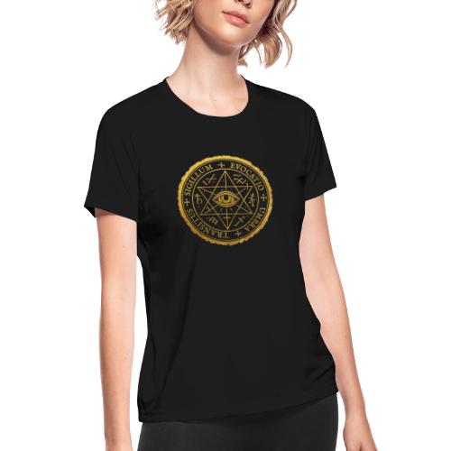 Sigillum Obscura Aurum - Women's Moisture Wicking Performance T-Shirt