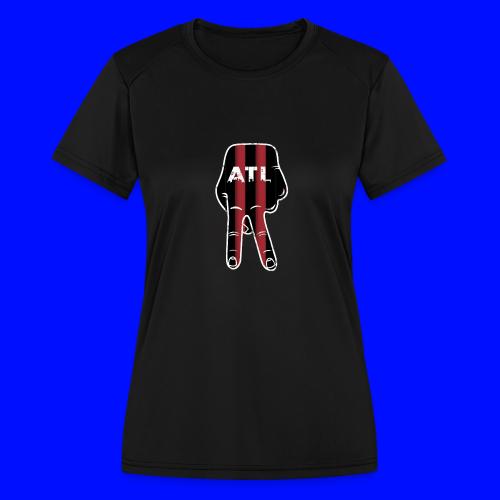 Peace Up, A-Town Down, Five Stripes! - Women's Moisture Wicking Performance T-Shirt