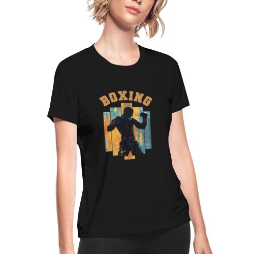 Boxing Is Life - Women's Moisture Wicking Performance T-Shirt