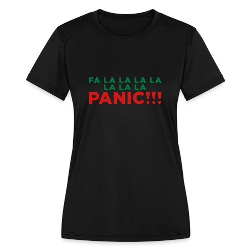 Anxiety Christmas - Women's Moisture Wicking Performance T-Shirt