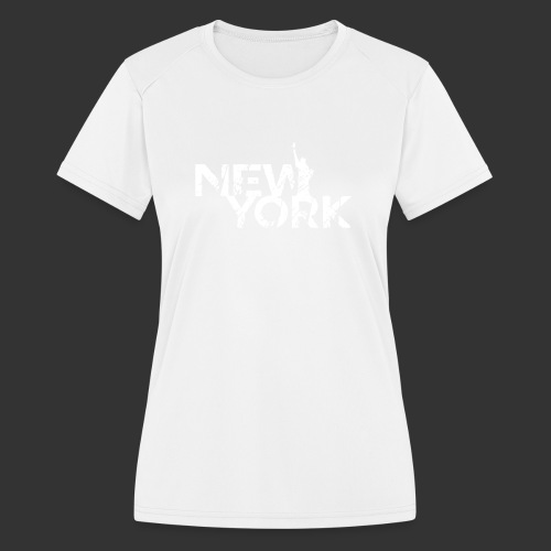 New York (Flexi Print) - Women's Moisture Wicking Performance T-Shirt