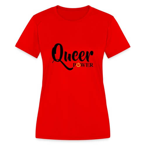 Queer Power T-Shirt 04 - Women's Moisture Wicking Performance T-Shirt