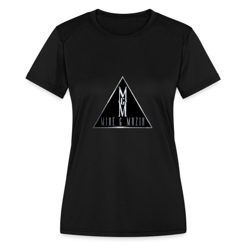 Mike G Muzik Logo - Women's Moisture Wicking Performance T-Shirt
