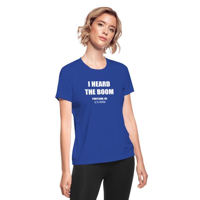I HEARD THE BOOM