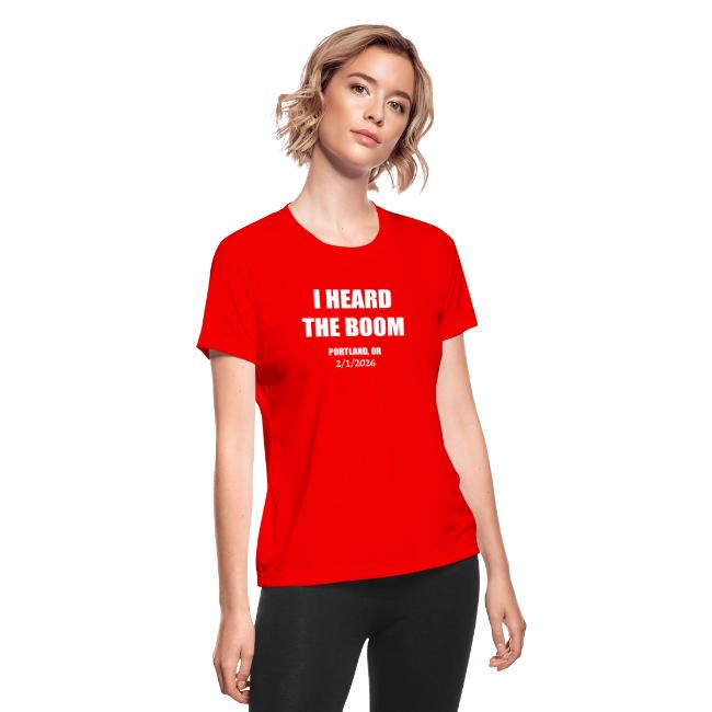 I HEARD THE BOOM
