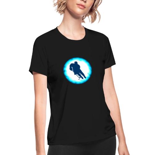 Hockey: Ice Warrior - Women's Moisture Wicking Performance T-Shirt