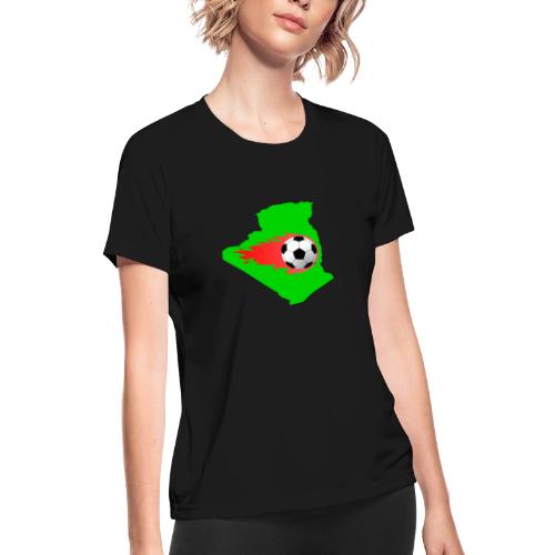 Algerian Football Fire - Women's Moisture Wicking Performance T-Shirt