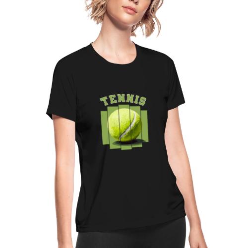 Tennis Minimal - Women's Moisture Wicking Performance T-Shirt