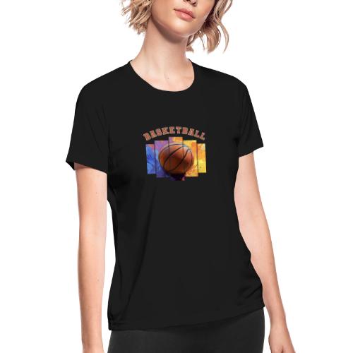 Basketball Pulse - Women's Moisture Wicking Performance T-Shirt