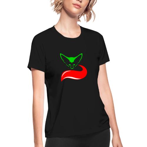 The Fennec, the Desert Fox of Algeria - Women's Moisture Wicking Performance T-Shirt