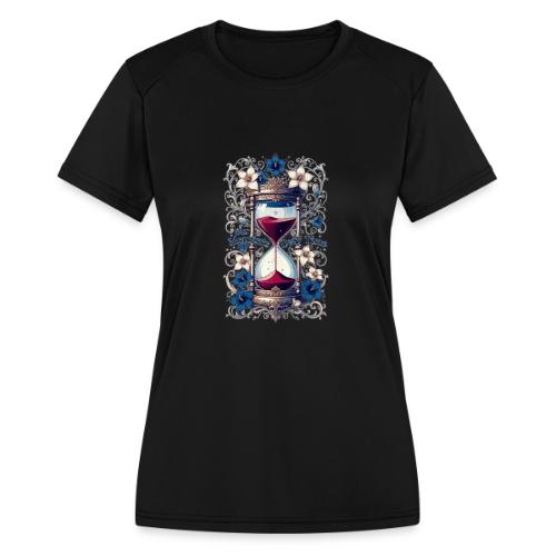 Our Moments Defy Time Hourglass Gifts T-Shirt - Women's Moisture Wicking Performance T-Shirt