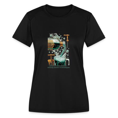 Potion of Poor Decisions Bottle Graphic Tee - Women's Moisture Wicking Performance T-Shirt