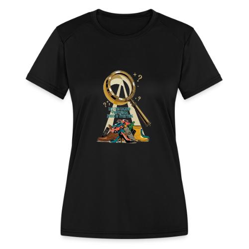 Lost Item Locator T Shirt, Professional Finder Mug - Women's Moisture Wicking Performance T-Shirt