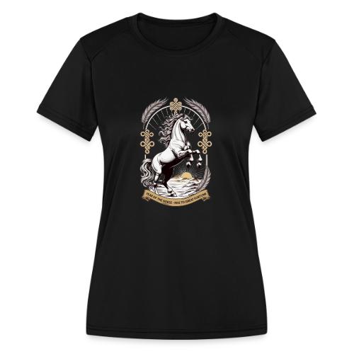 Year of the Horse Rearing T Shirt, Lunar New Year - Women's Moisture Wicking Performance T-Shirt
