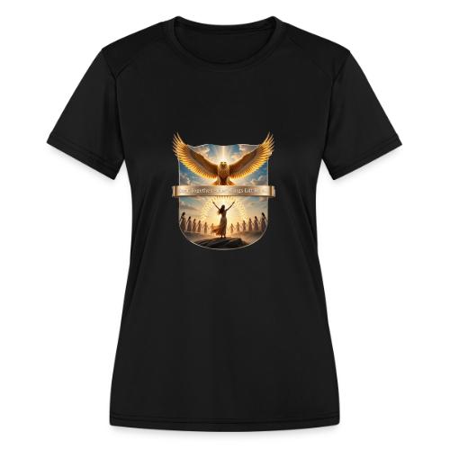 Women’s Day Eagle Matriarch T Shirt,, Gift for Mom - Women's Moisture Wicking Performance T-Shirt