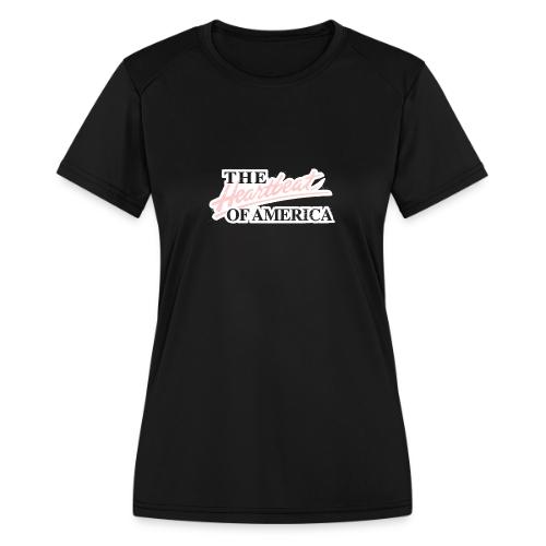 The Heartbeat of America - Women's Moisture Wicking Performance T-Shirt