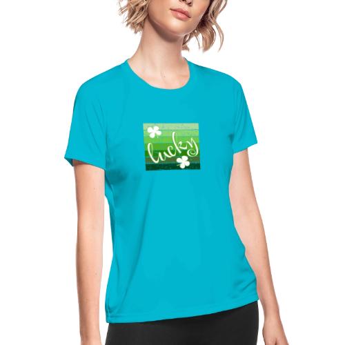 lucky - Women's Moisture Wicking Performance T-Shirt