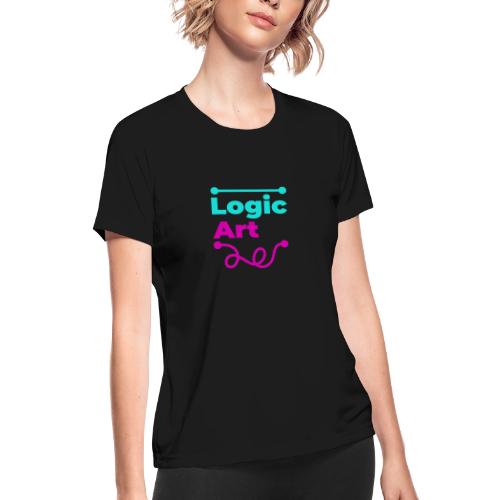 Art vs Logic - Women's Moisture Wicking Performance T-Shirt