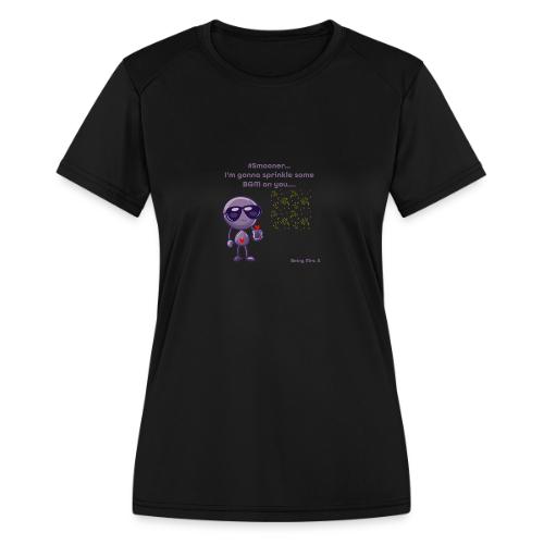 Smoon City_Sprinkle some BGM on you - Women's Moisture Wicking Performance T-Shirt